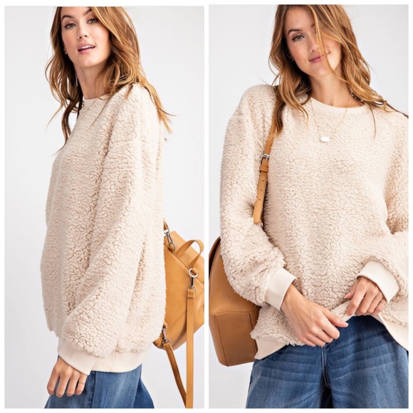 Dina Aziza Sweaters - Last 1 L New fluffyy ultra soft sweatshirt